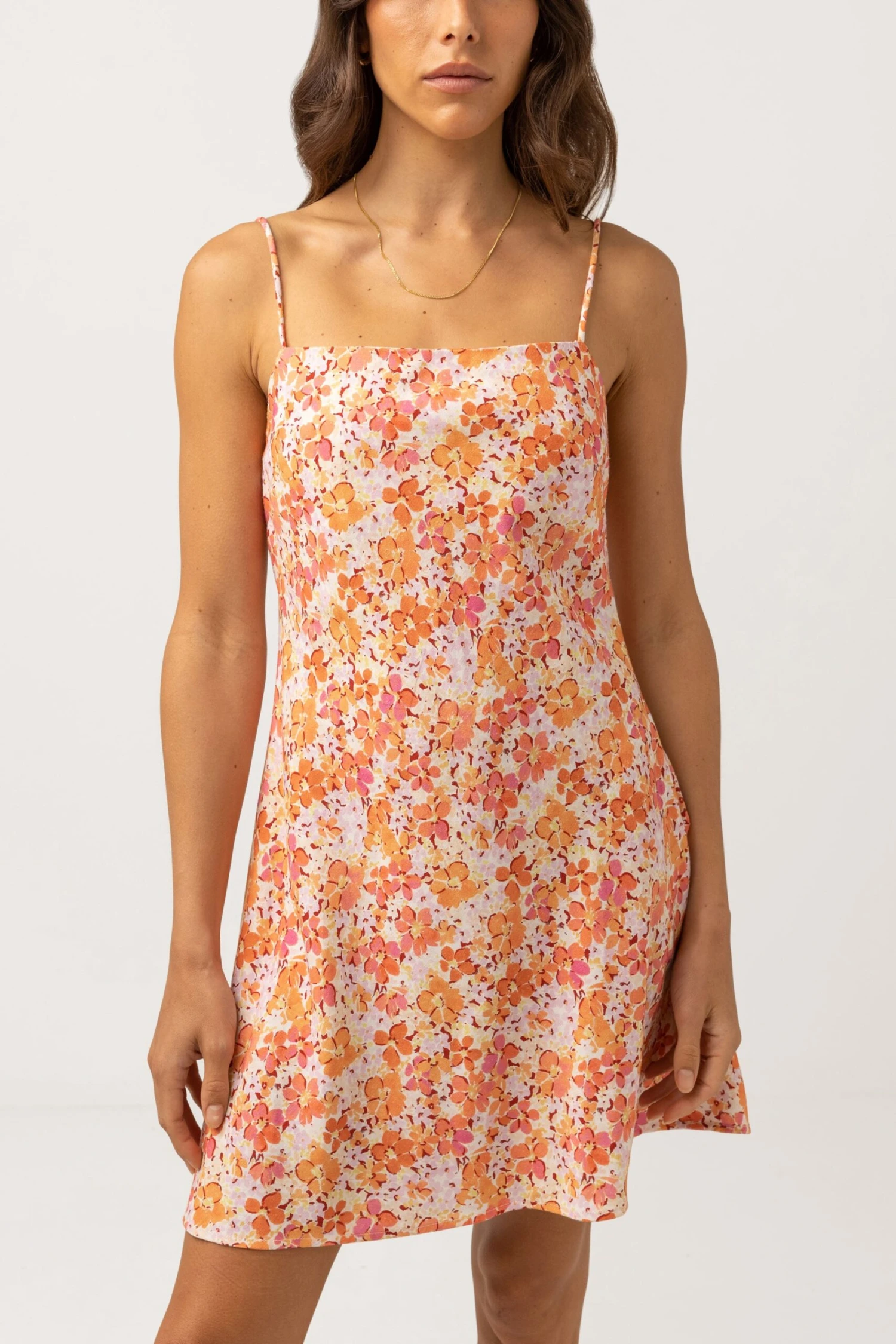 Rhythm Rosa Floral Bias Cut Mini Dress - Image 2
