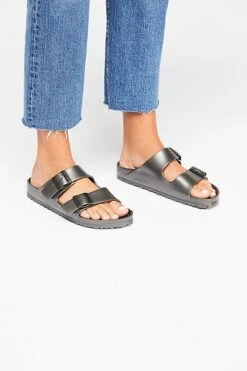 Birkenstock Arizona EVA Metallic Anthracite Regular