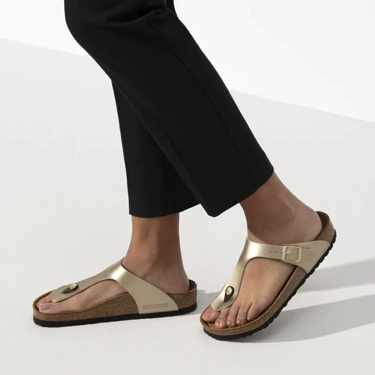 Birkenstock Gizeh Gold Birko Flor Regular - Image 3