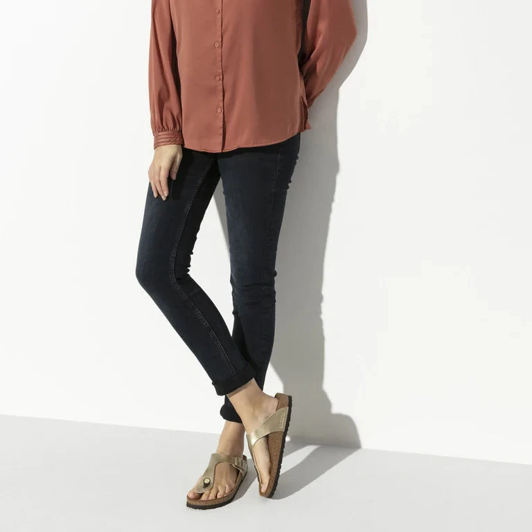 Birkenstock Gizeh Gold Birko Flor Regular