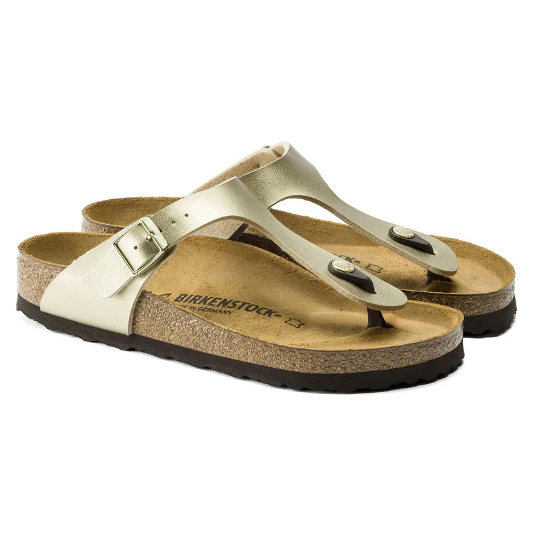 Birkenstock Gizeh Gold Birko Flor Regular - Image 4