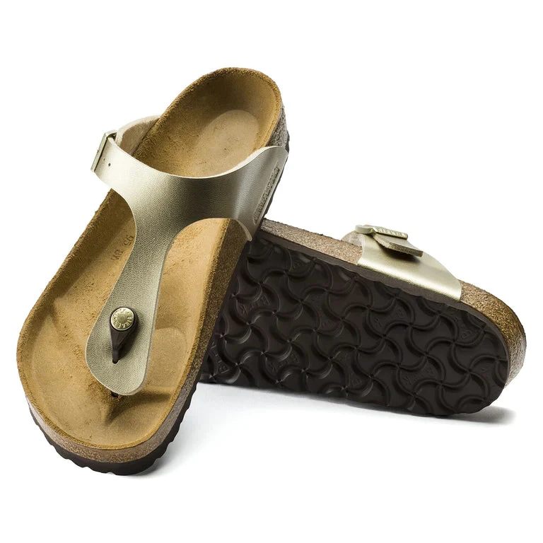 Birkenstock Gizeh Gold Birko Flor Regular - Image 5