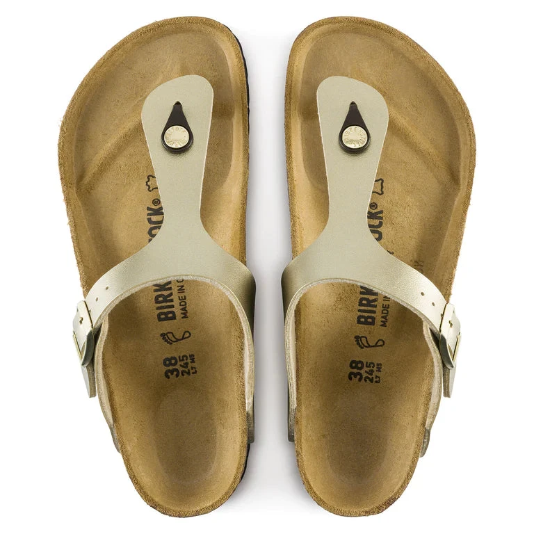 Birkenstock Gizeh Gold Birko Flor Regular - Image 6