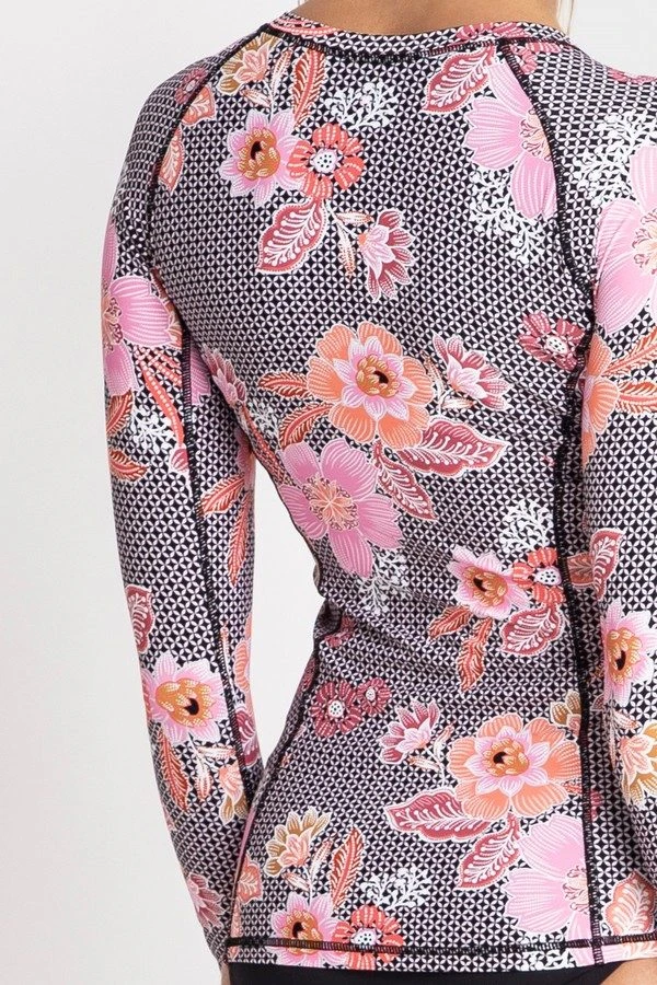 Sunseeker Tiki Long Sleeve Rash Vest - Image 3