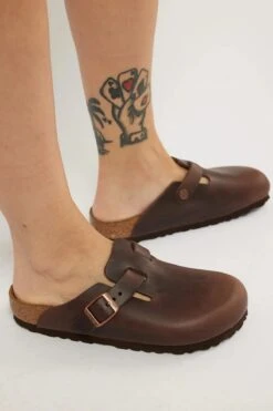 Birkenstock Boston Habana Oiled Leather Regular