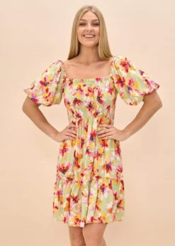 Mika Puffy Sleeve Dress