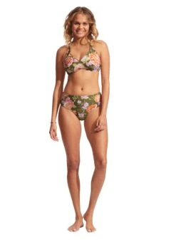 Seafollyt Paradise Garden F Cup Halter Bra