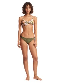 Seafolly Paradise Garden Twist Front Bralette