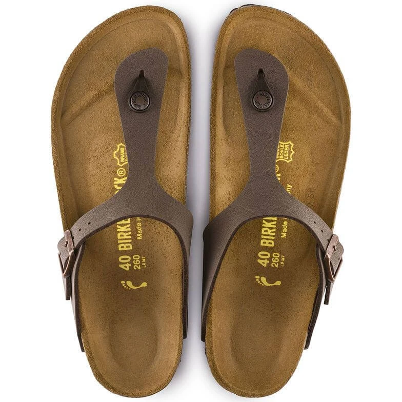 Birkenstock Gizeh Mocca BirkiBuc Regular - Image 4