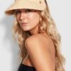 Seafolly Shady Lady Raffia Visor