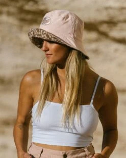 Rusty Vacay Time Reversible Bucket Hat