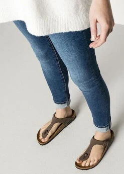 Birkenstock Gizeh Mocca BirkiBuc Regular