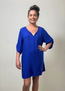 Vitamin Sea Plain Tassel Kaftan