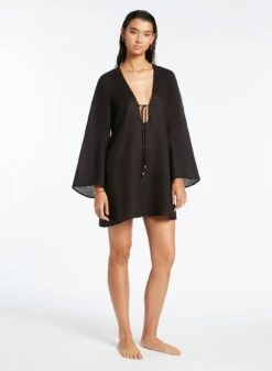 Seafolly Jets Jetset Tie Front Kaftan