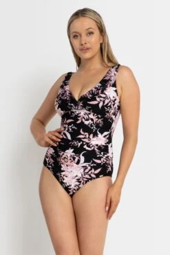 Jantzen Drift Multi Mesh Frill One Piece