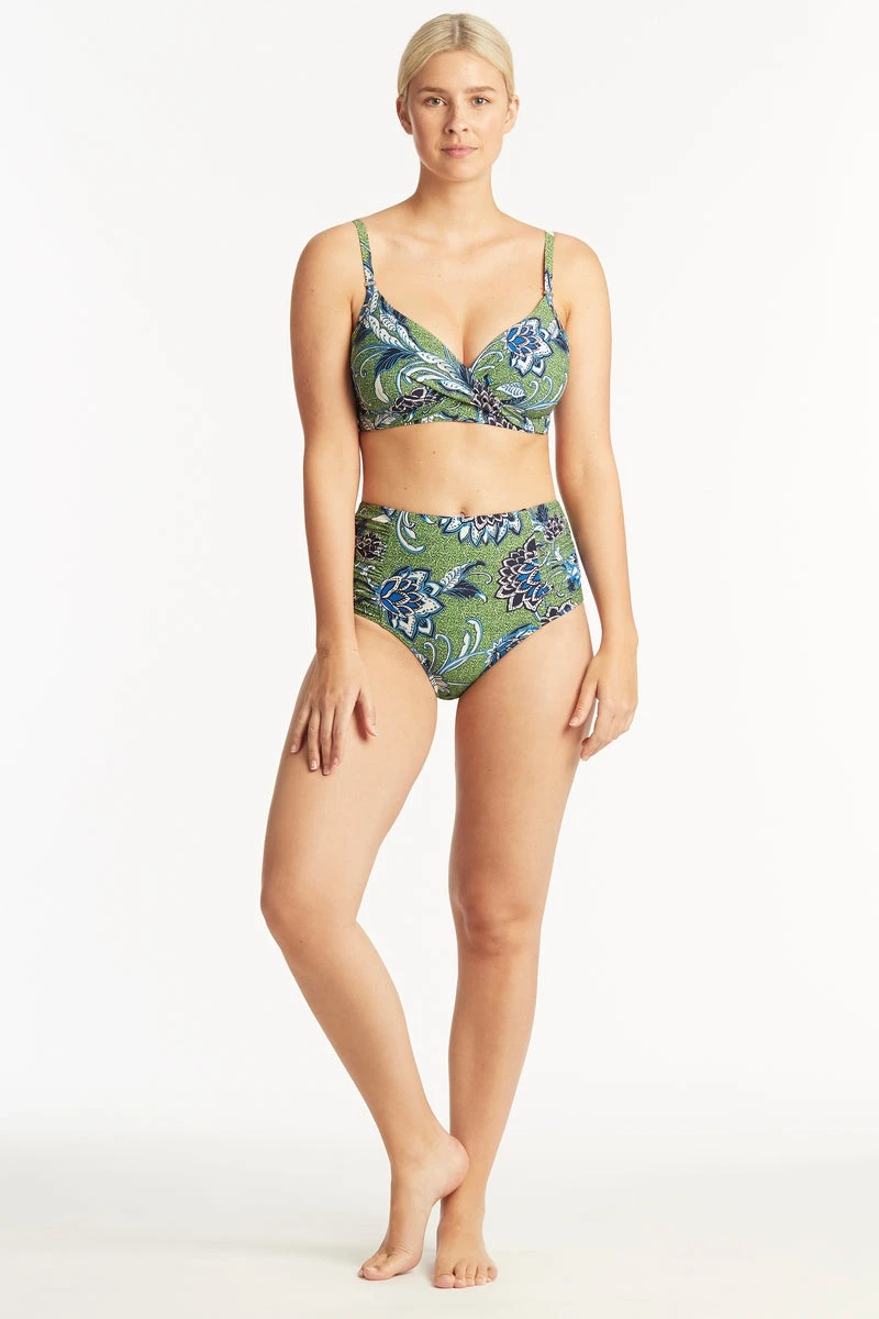 Sea Level Pilgrim High Waist Gathered Side Pant