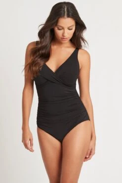 Sea Level Essentials Cross Front One Piece