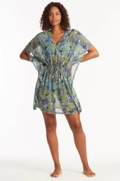 Sea Level Pilgrim Panelled Mesh Kaftan