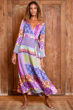 Tigerlily Utopia Suri Wrap Maxi Dress
