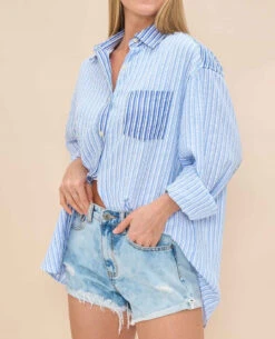 Teresa Oversize Stripe Shirt