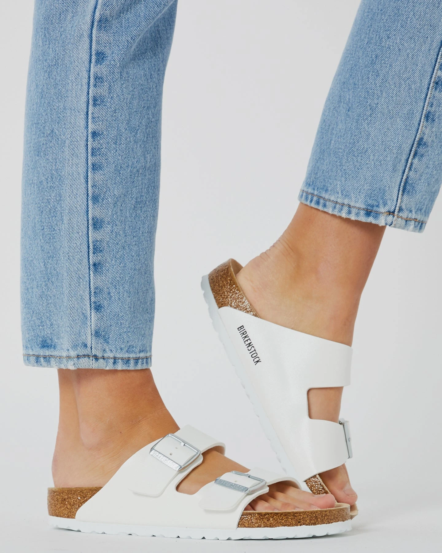 Birkenstock Arizona White Birko-Flor Regular - Image 2