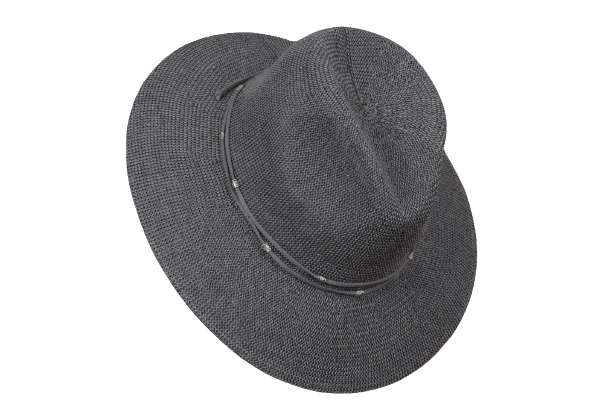 Cherry Red Fedora Band Detail - Image 2