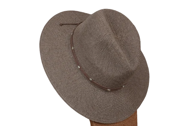 Cherry Red Fedora Band Detail - Image 3