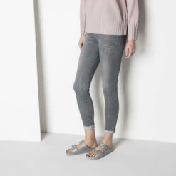 Birkenstock Arizona EVA Metallic Grey Narrow