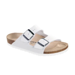 Birkenstock Arizona White Natural Leather Regular