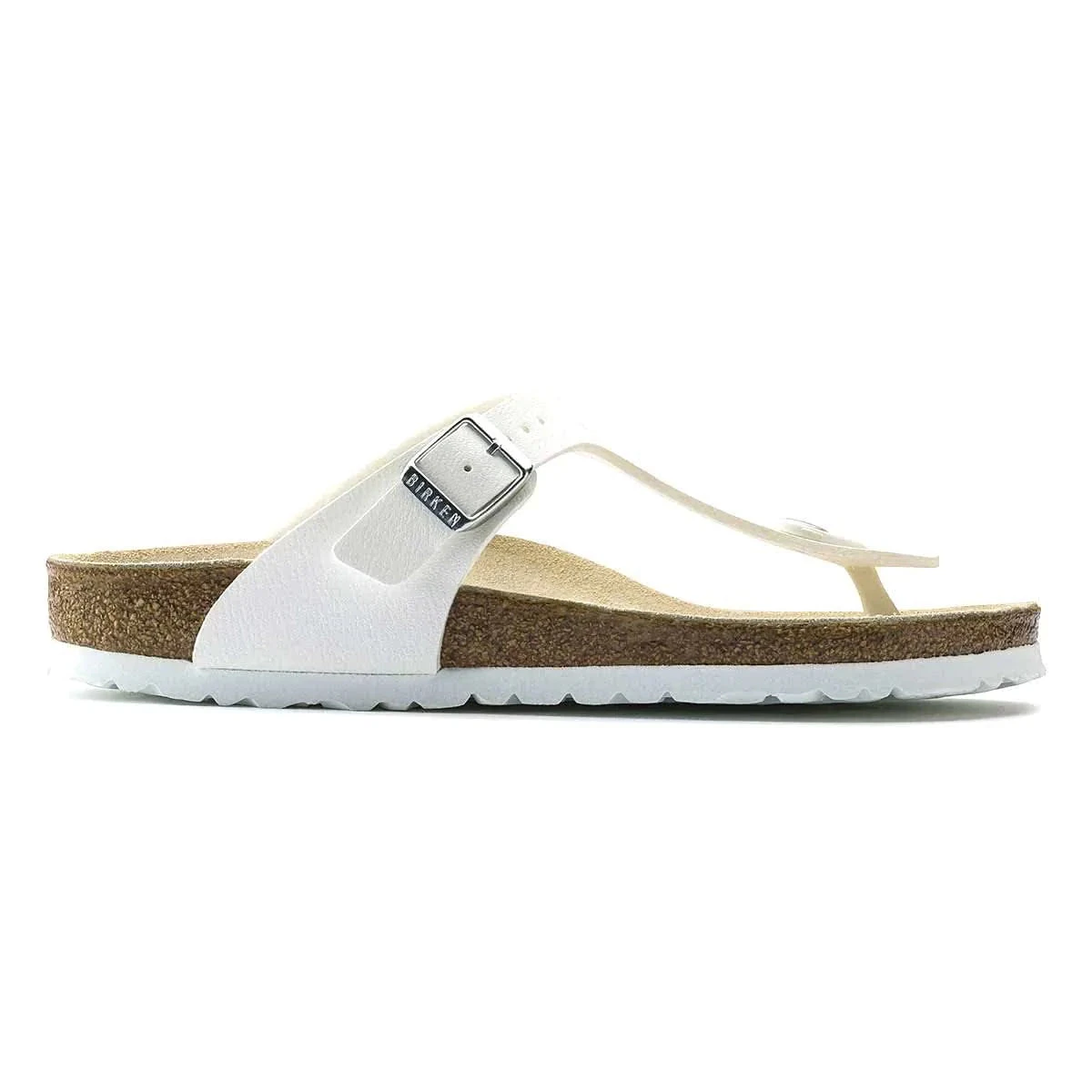 Birkenstock Gizeh White Birko-Flor Narrow - Image 5