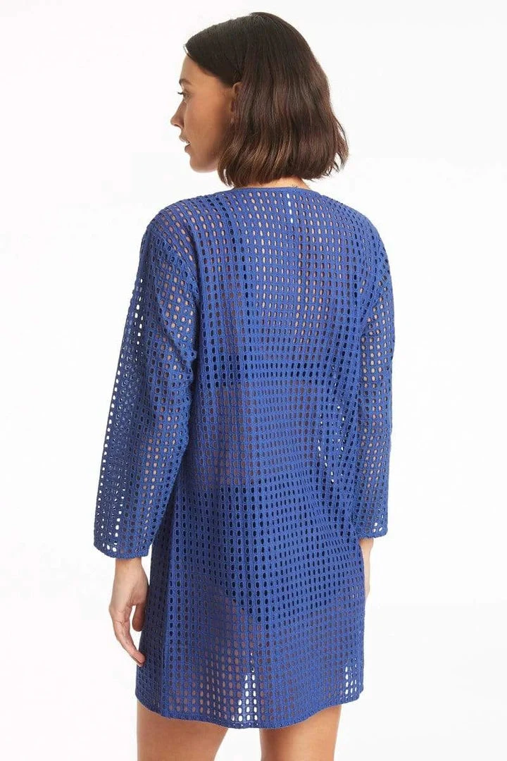 Sea Level Beach Essentials Eyelet Cover Up - Image 9