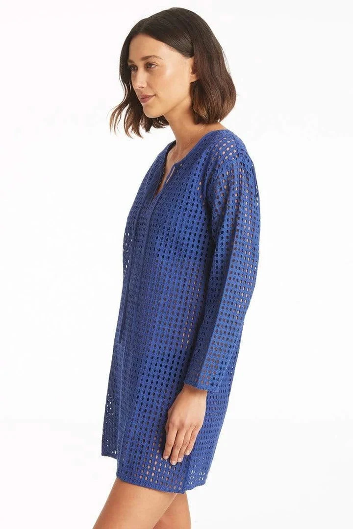 Sea Level Beach Essentials Eyelet Cover Up - Image 10