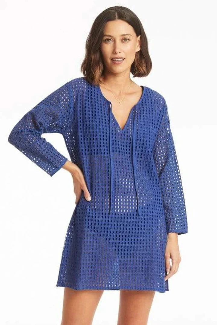 Sea Level Beach Essentials Eyelet Cover Up - Image 7