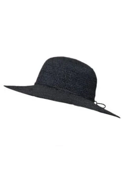 Cherry Red Wide Brim Adjustable Raffia Hat