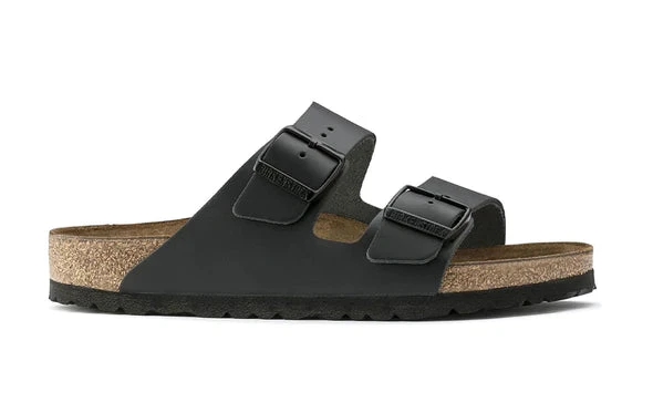 Birkenstock Black Smooth Leather Regular - Image 5