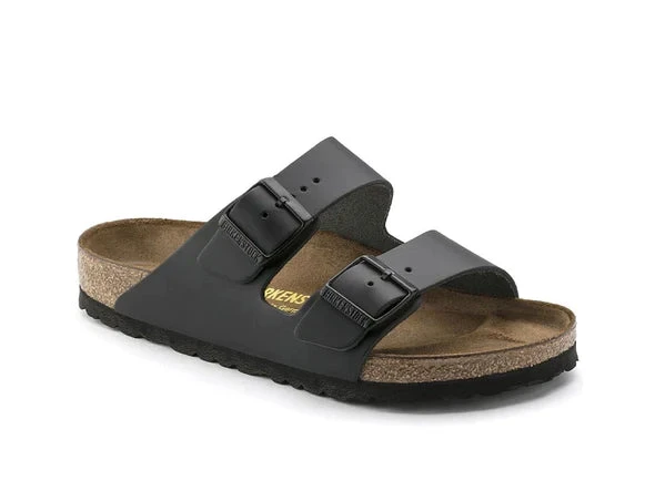 Birkenstock Black Smooth Leather Regular - Image 7