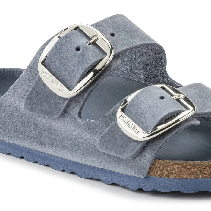 Birkenstock Arizona Big Buckle Dusty Blue Oiled Leather Regular - Image 3