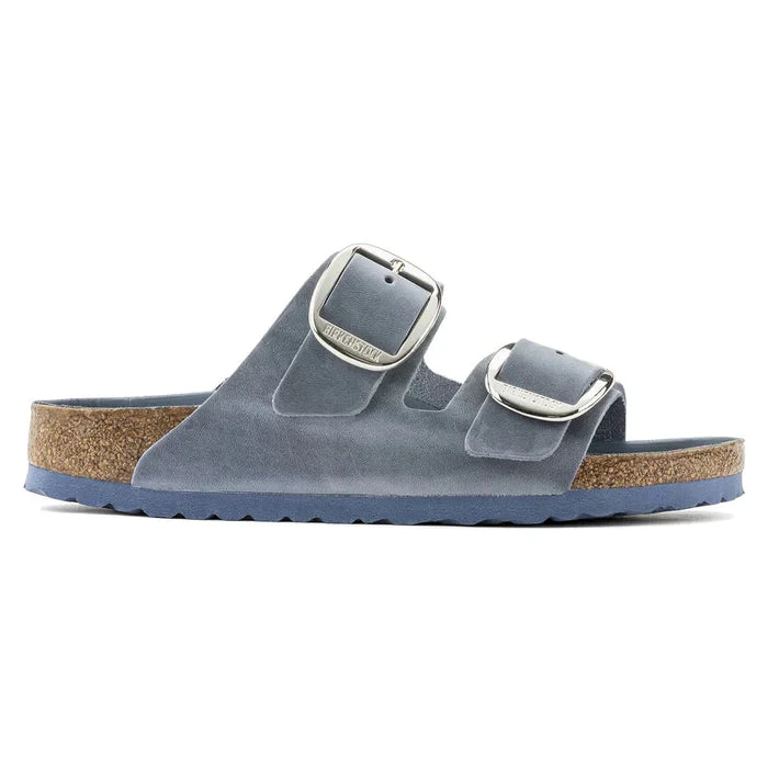 Birkenstock Arizona Big Buckle Dusty Blue Oiled Leather Regular - Image 2