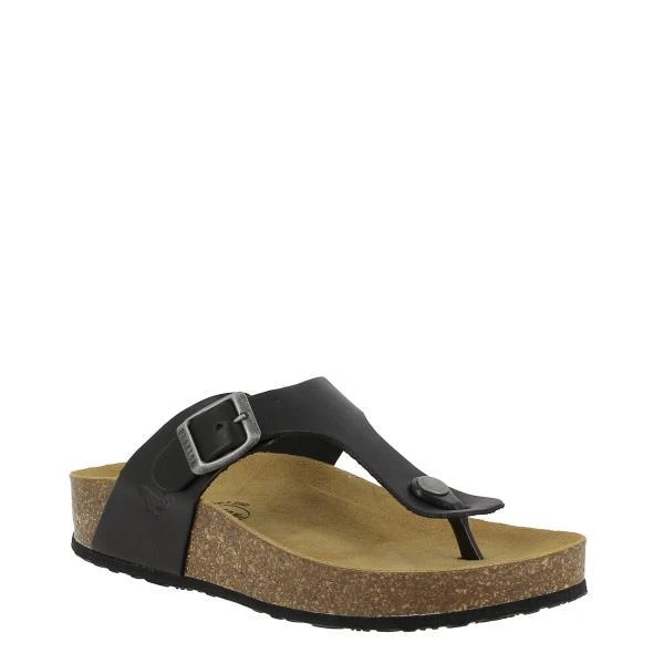 Plakton One Strap Toe Sandal Small Wedge - Image 8