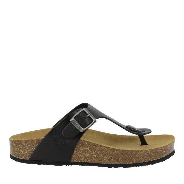 Plakton One Strap Toe Sandal Small Wedge - Image 5