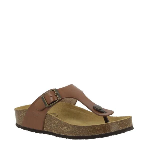 Plakton One Strap Toe Sandal Small Wedge - Image 9