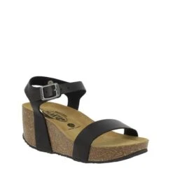 Plakton Double Strap Ankle Bucket Wedge