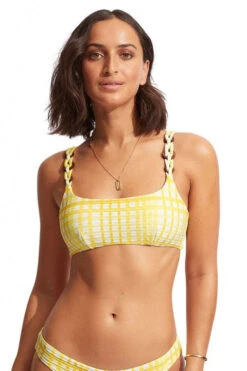 Seafolly Amalfi Check Bralette