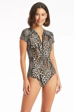 Sea Level Wildside Short Sleeve Multifit One Piece
